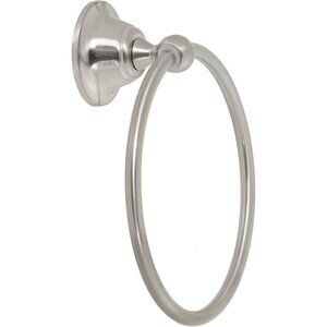 Towel Ring Satin Nickel Wall Mounted